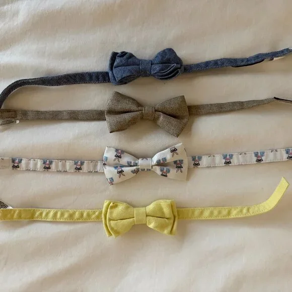 GET FOUR AMAZING JANIE AND JACK BOW TIES - A GREAT OFFER!