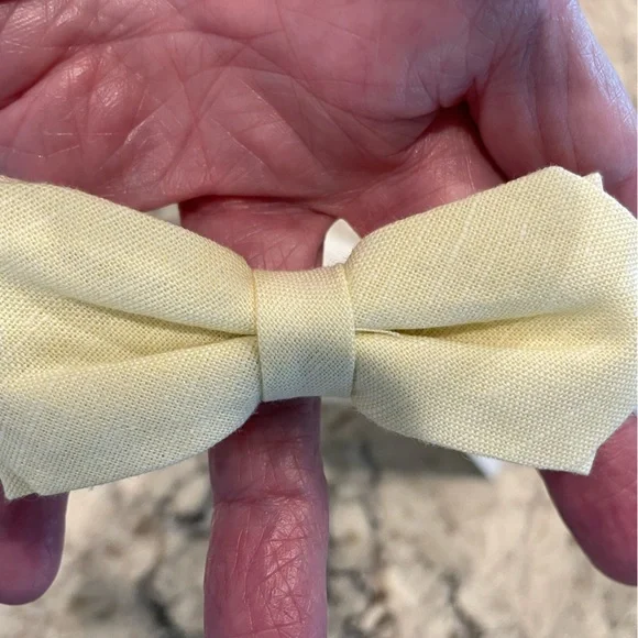 Charming Kids Yellow Bow Tie