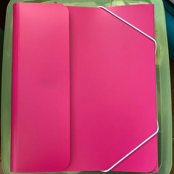 Hot Pink File Folder/Looseleaf Notebook Organizer