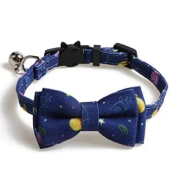 Galaxy Bow Tie Breakaway Collar