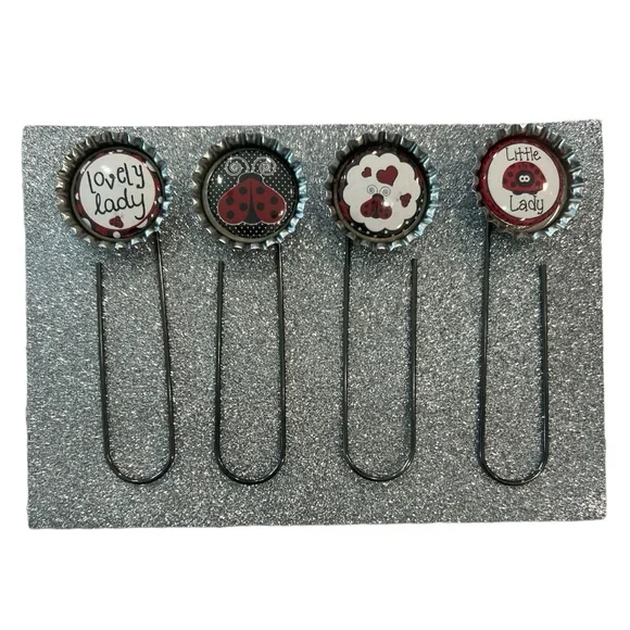 NEW Little Lady Bug Planner Clip Bundle