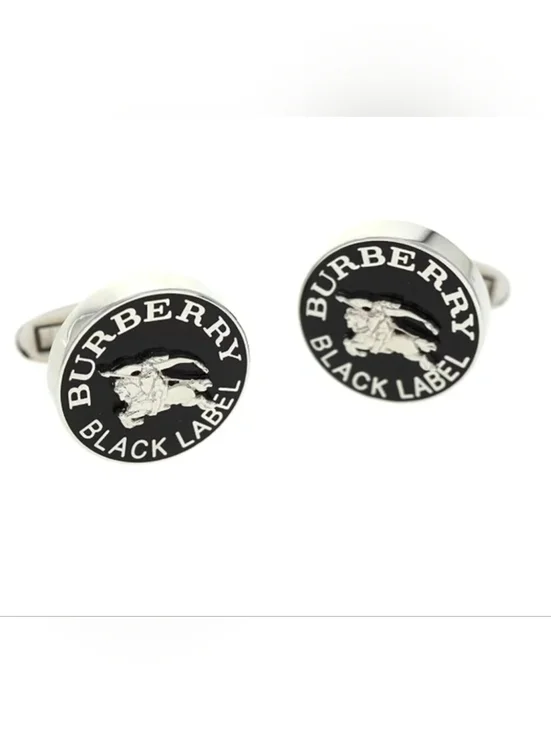 Burberry Black Label Silver Cufflinks