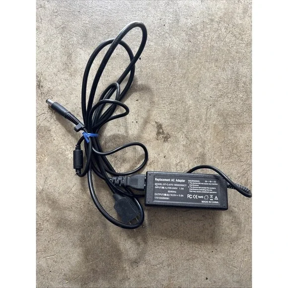 Replacement ST-C-075-18500350CT Power Supply Charger, 65w For HP/Compaq