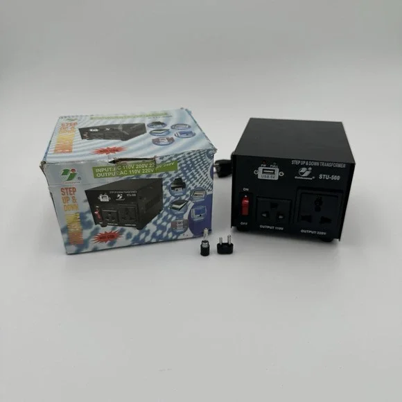 Goldsource STU-500 Step Up & Down Voltage Transformer Converter Untested