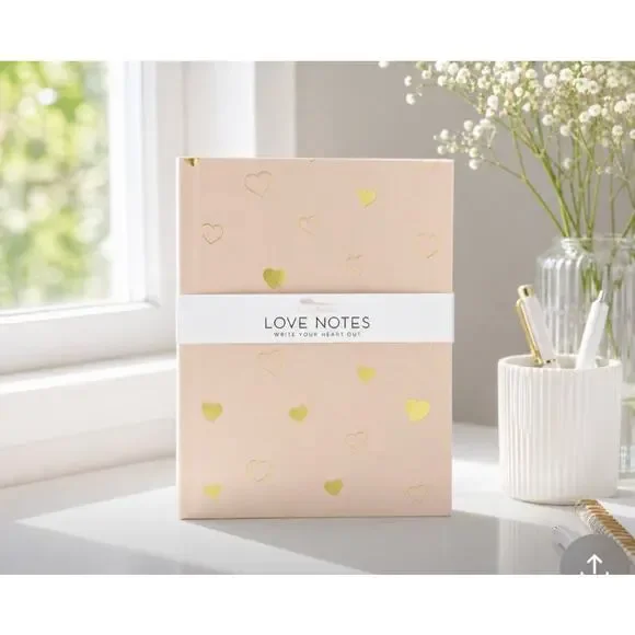 🌴 Pick 3 For $15 Lucky Feather Love Notes Heart Pink Notebook New
