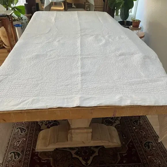 Real Simple Cotton Quilt Textured Bedspread Coverlet 90