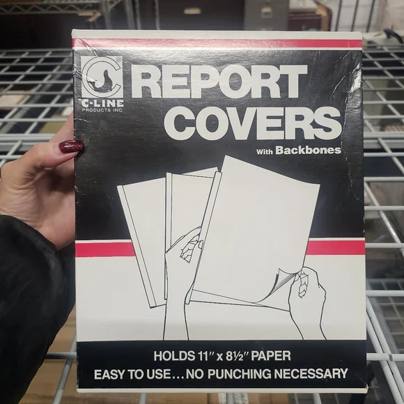 C-Line Report Covers with Backbones (25)