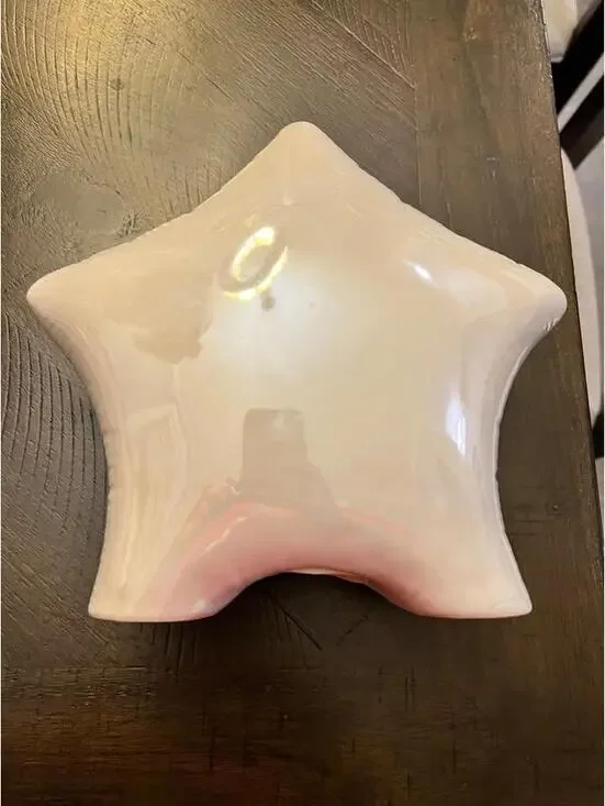 Pillowfort Piggy Bank - Iridescent White Star