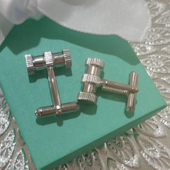Silvertone Men's Reel Cuff Links
