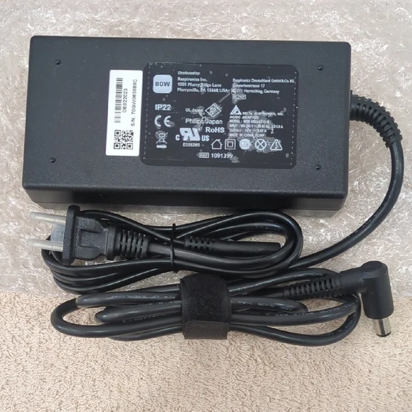 80W CHARGER FOR PHILLIPS DREAM Power Adapter for Electronics (7.4MMX5.0MM) BLK