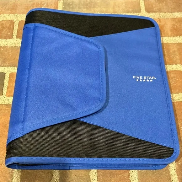 EUC Mead Five Star zippered binder organizer