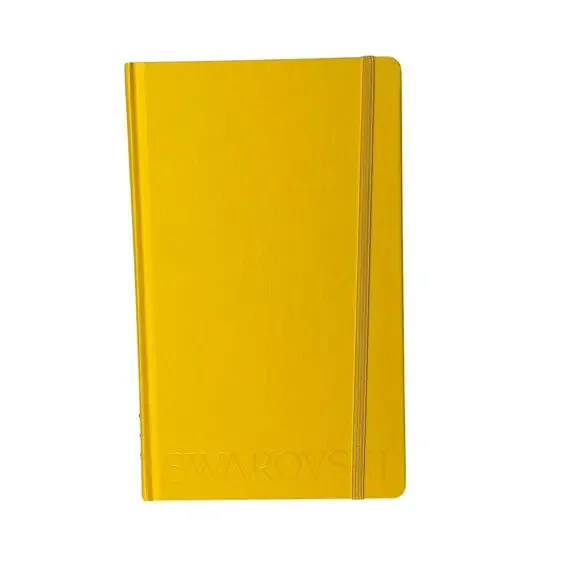 Swarovski notebook Blank Crystal Accents Yellow