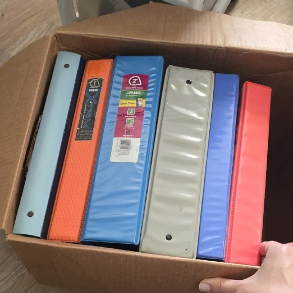 Colorful Binders, Bundle Of 6