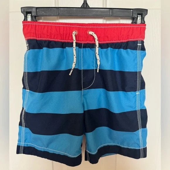 GAP Kids Boys Swim Trunks Color Block Size Small 6-7