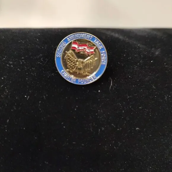 Second Amendment Presidential Task Force Chapter Founder Pin Patriotic USA‎
