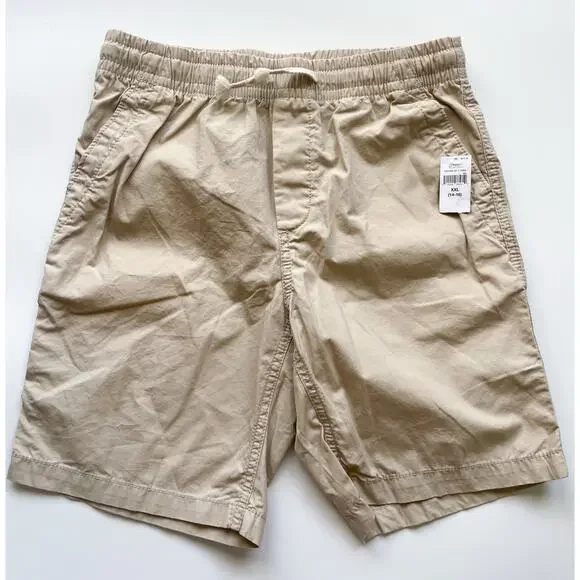 Boy's NWT Gap Cotton Khaki Pull-on Shorts Size 14-16