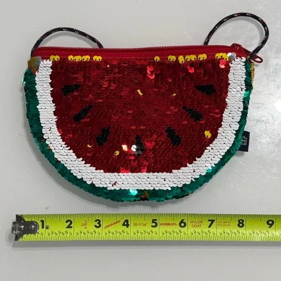 GAP Kids Sequin Watermelon Crossbody‎ — Fruit Purse — 8