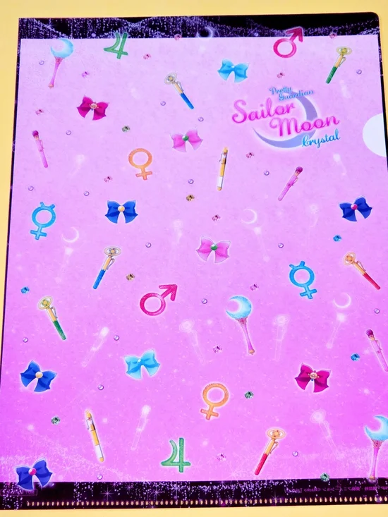 Sailor Moon Crystal Pink folder Clear File A4