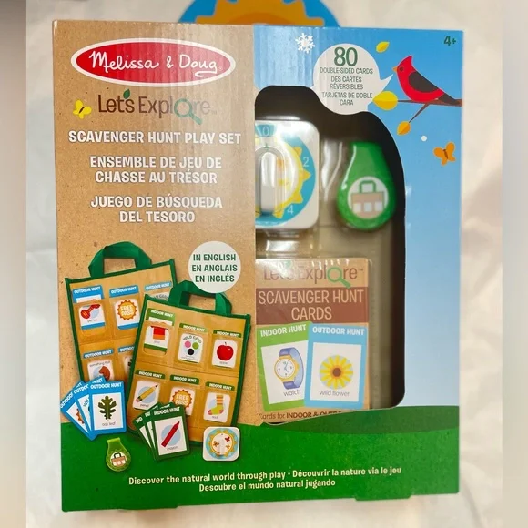 Melissa & Doug Let's Explore Scavenger Hunt Play Set New