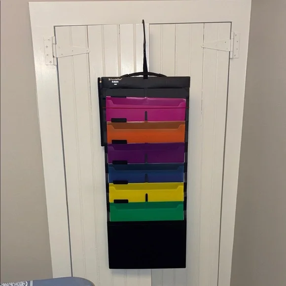 Pendaflex 6 Multicolor Hanging File Folders with Carry Case To Store Files