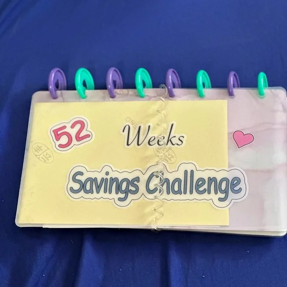 52 Weeks Savings Challenge Binder