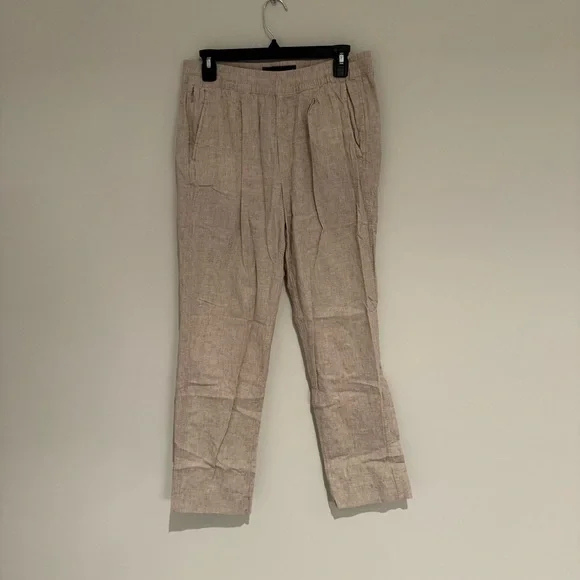 Abercrombie & Fitch Tan Pull On Pants Size Small Long Like New