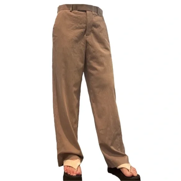 ASOS Men's Tan Straight-Leg Chinos