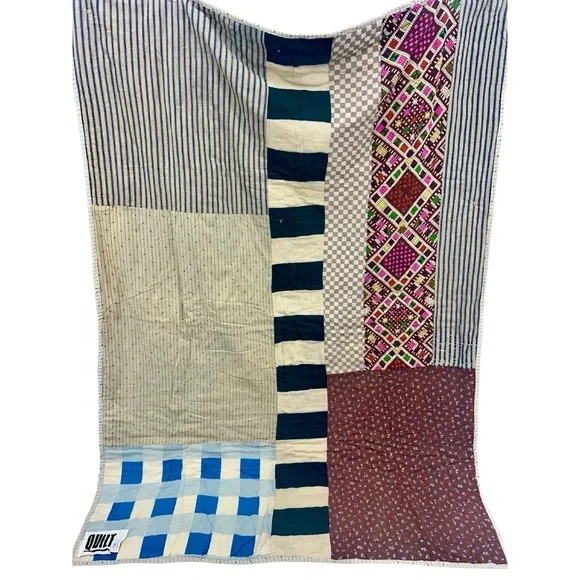 NWT Urban Outfitters Urban Renewal Patchwork Upcycled Vintage Quilt