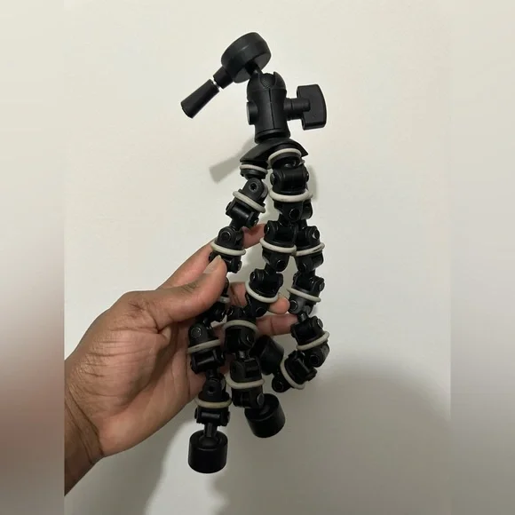 Flexible Black and White Camera Tripod (used)