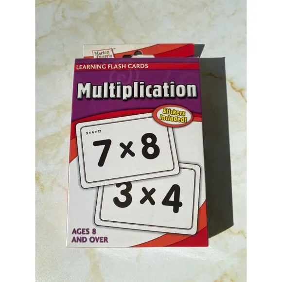Martin Designs Multiplication Flash Cards
