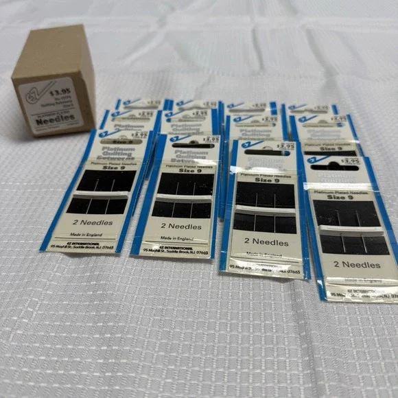 Vintage EZ Betweens Quilting Needles 2 pack each Size 9 Lot Of 12 New Sealed