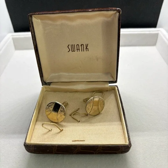 Vintage Swank Cufflinks Original‎ Box