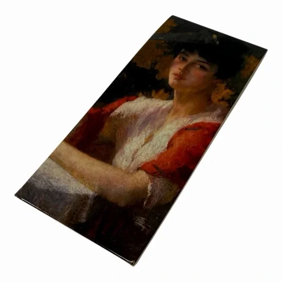 Frank Weston Benson 'Red‎ and Gold' Magnetic Bookmark