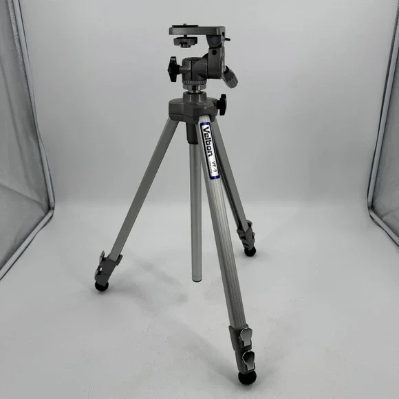 Velbon VE-3 Tripod Lightweight Sturdy Channel Legs Single Action Lever‎ Lock