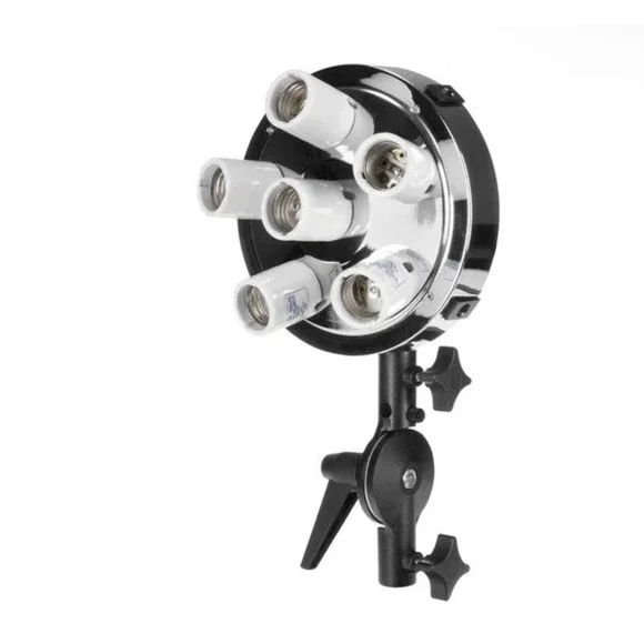 NIB Westcott Spiderlite TD6 Fixture with Flex Bracket New In Box Light Head Tilt