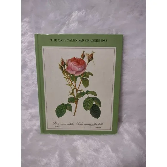 The‎ Avon Calendar of Roses 1984 Hard Cover Unused vintage