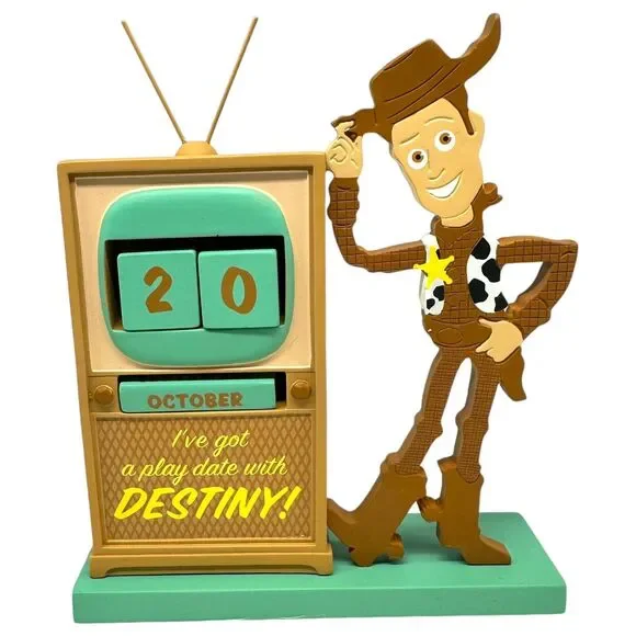 NEW Hallmark‎ Disney Pixar Woody Perpetual Calendar Play Date with Destiny 6