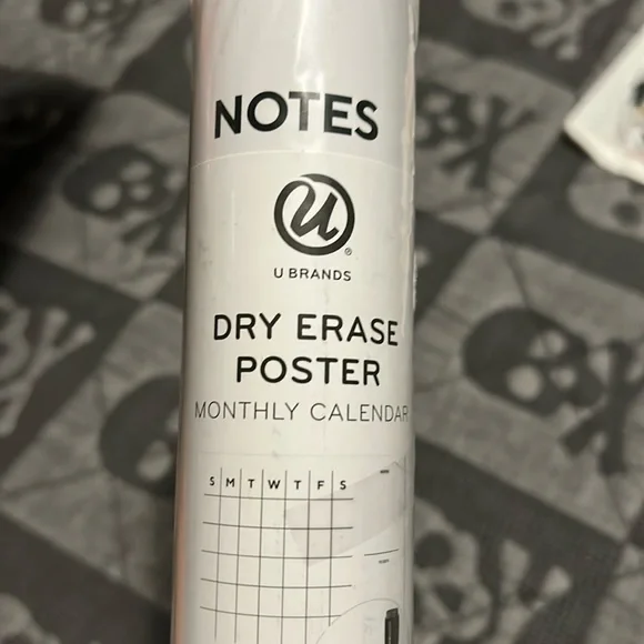 👑 Dry erase monthly calendar poster