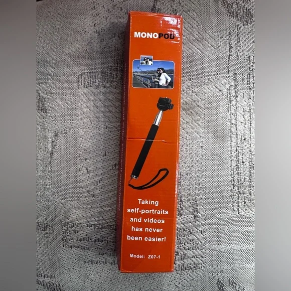 Monopod Black Extending Selfie Stick NIB