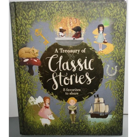 A Treasury of Classic Stories..... 8 Stories Hardcover Children's Book VGUC