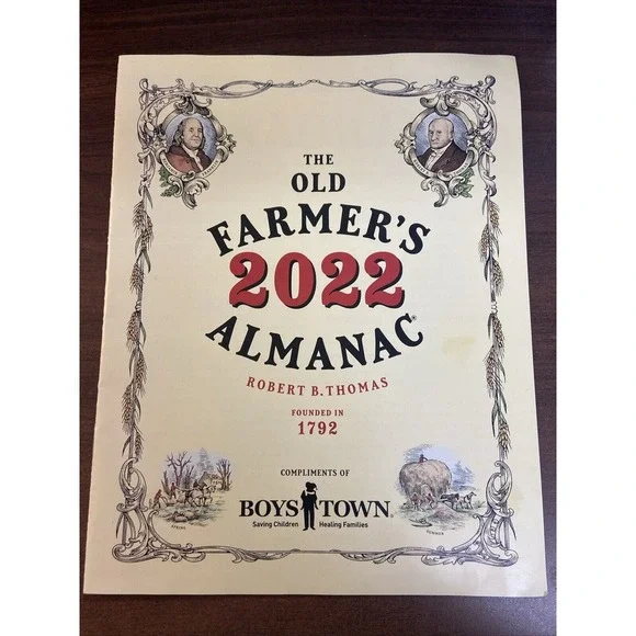 The Old Farmer's Almanac 2022 Boys Town Fun Facts BoysTown‎