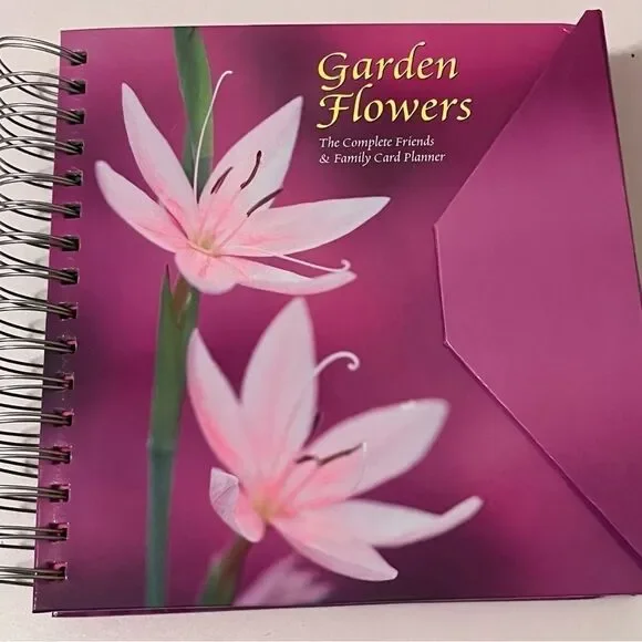 Garden Flowers. the complete friends & family card planner