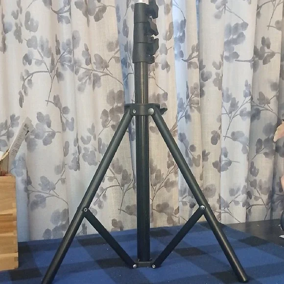 Sleek Black Tripod for Cameras