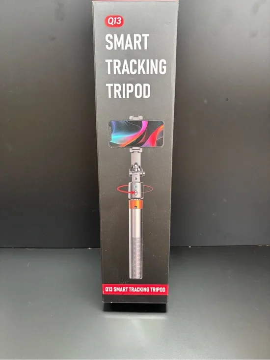 Q13 Smart Tracking Tripod - Black with Silver
