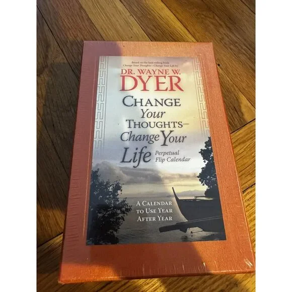 Change Your Thoughts Change Your Life Perpetual Flip Calendar Dr. Wayne Dyer NEW