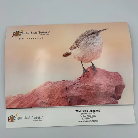 Wild Birds Unlimited‎ 2025 Bird Photography Wall Calendar Cornell BirdSpotter
