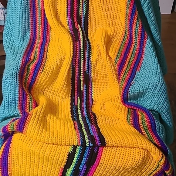 Hand Crafted Crochet Quilt New