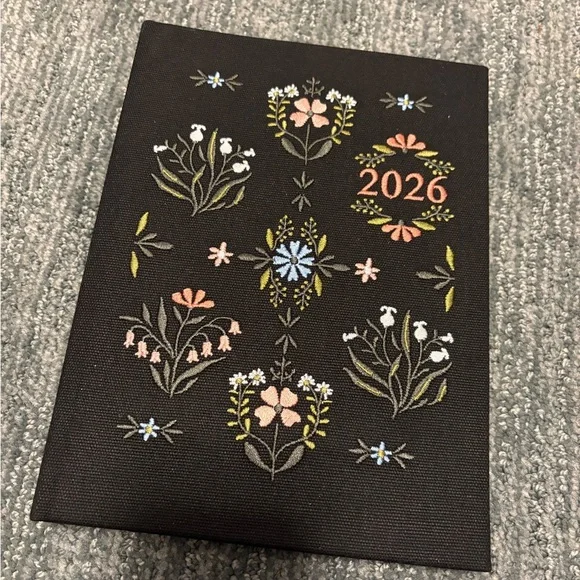 Floral Embroidered 2026 Planner