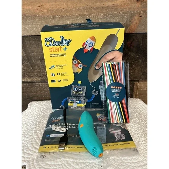 3Doodler Start+ Essentials 3D Pen Set For Kids, Easy To Use and Learn STEM Toy