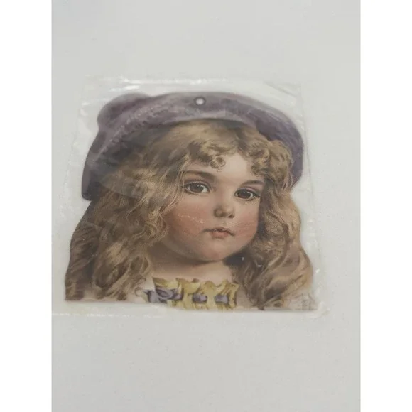 1897 Antique HOOD'S SARSAPARILLA Victorian Trade Card ADVERTISING CALENDAR SIGN
